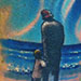 Little Boy Color Portrait & Father / Son on Beach Tattoo Tattoo Design Thumbnail